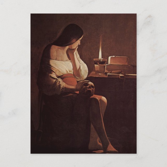 Georges de La Tour Art Postcard (Front)
