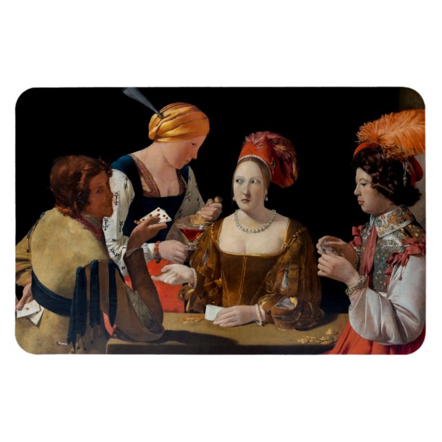 Georges de la Tour - Cheat with Ace of Diamonds Magnet (Horizontal)