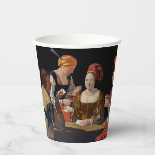 Georges de la Tour - Cheat with Ace of Diamonds Paper Cups