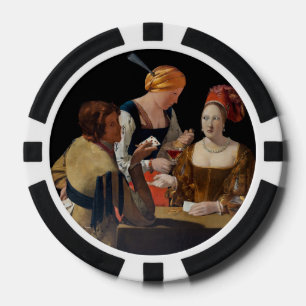 Georges de la Tour - Cheat with Ace of Diamonds Poker Chips