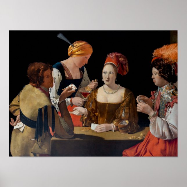 Georges de la Tour - Cheat with Ace of Diamonds Poster (Front)