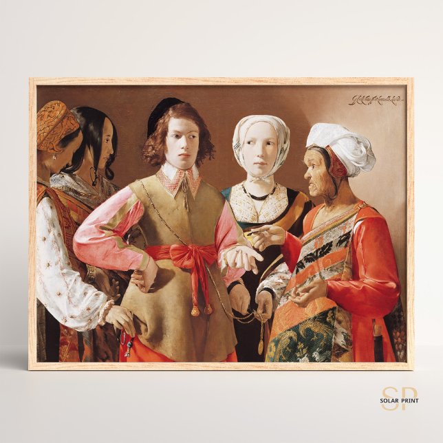 Georges de La Tour Fortune Teller Painting Art Poster (Creator Uploaded)