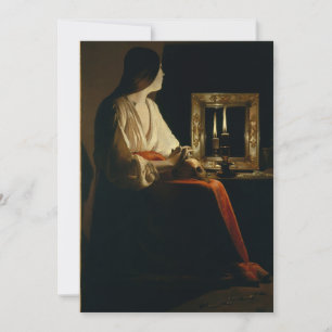 Georges de La Tour - The Penitent Magdalen Invitation