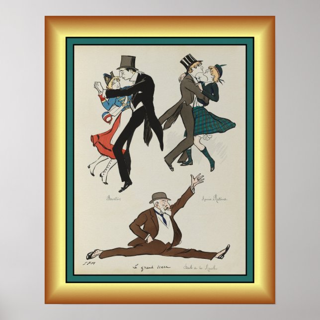 Georges Goursat ~ Paris Belle Époque ~1913 ~  Poster (Front)