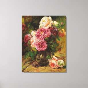 Georges Jeannin Vintage Roses Canvas Print