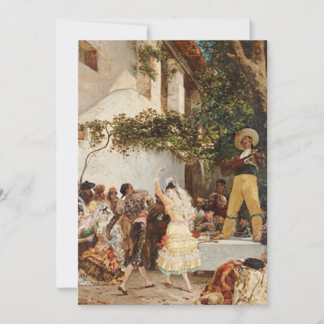 Georges Jules Victor Clairin - The Spanish Dancers Card (Front)