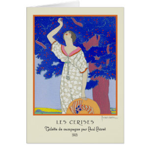 Georges Lepape Vintage Art Deco Fashion Les Cerise