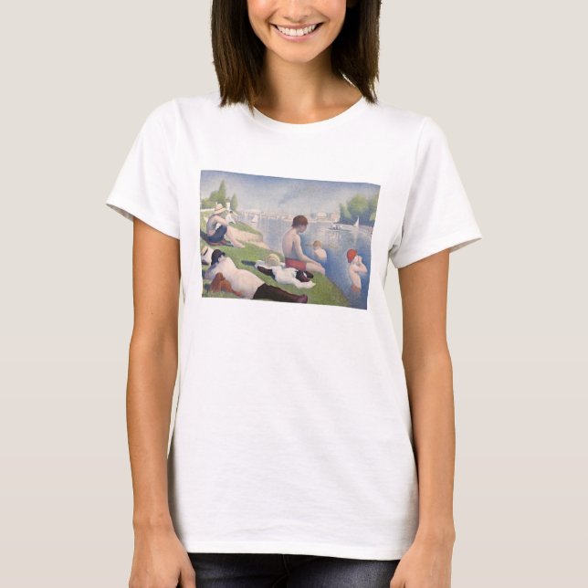 Georges Pierre Seurat | Bathers at Asni�res, 1884  T-Shirt (Front)