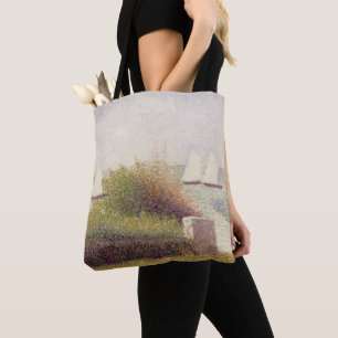 Georges Pierre Seurat   La Rade de Grandcamp Tote Bag