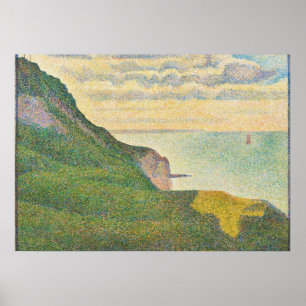 Georges Pierre Seurat Seascape at Port-en-Bessin Poster