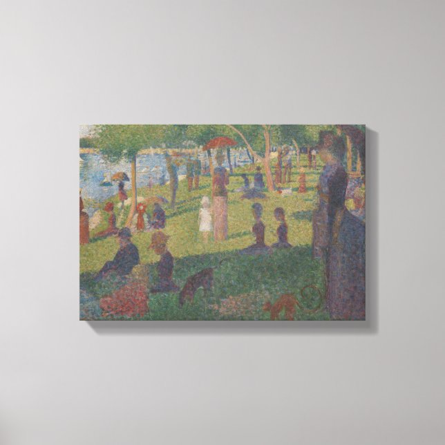 Georges Pierre Seurat | Study for A Sunday on La G Canvas Print (Front)