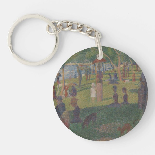 Georges Pierre Seurat | Study for A Sunday on La G Key Ring (Front)