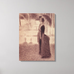Georges Pierre Seurat Study for Sunday Afternoon Canvas Print