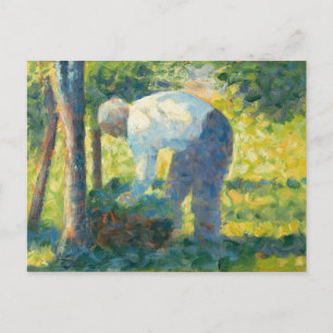 Georges Pierre Seurat The Gardener Postcard