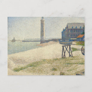 Georges Pierre Seurat   The Lighthouse at Honfleur Postcard