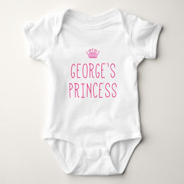 George's Princess Baby Bodysuit (Front)