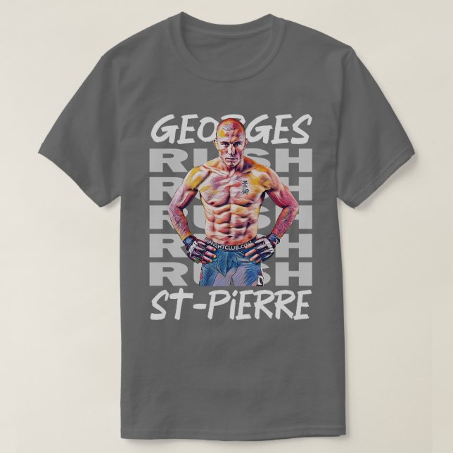 Georges Rush St Pierre 2 T-Shirt (Design Front)