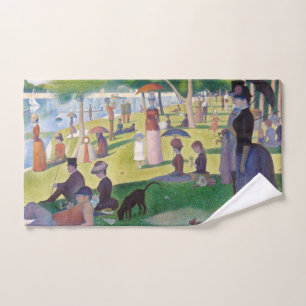 Georges Seurat - A Sunday on La Grande Jatte Bath Towel Set