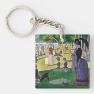Georges Seurat - A Sunday on La Grande Jatte Key Ring