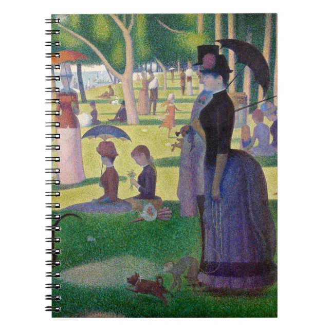 Georges Seurat - A Sunday on La Grande Jatte Notebook (Front)
