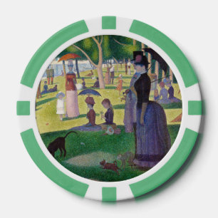Georges Seurat - A Sunday on La Grande Jatte Poker Chips