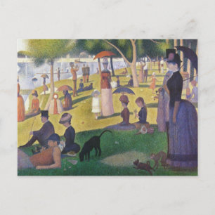 Georges Seurat - A Sunday on La Grande Jatte Postcard