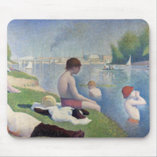 Georges Seurat - Bathers at Asnieres Mouse Pad