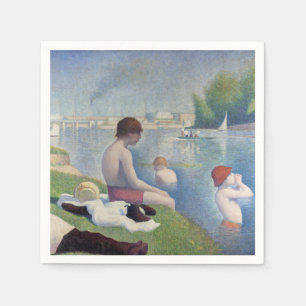 Georges Seurat - Bathers at Asnieres Napkin