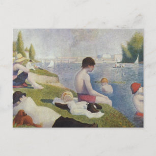 Georges Seurat - Bathers at Asnieres Postcard