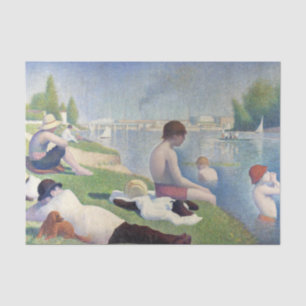 Georges Seurat - Bathers at Asnieres Tissue Paper