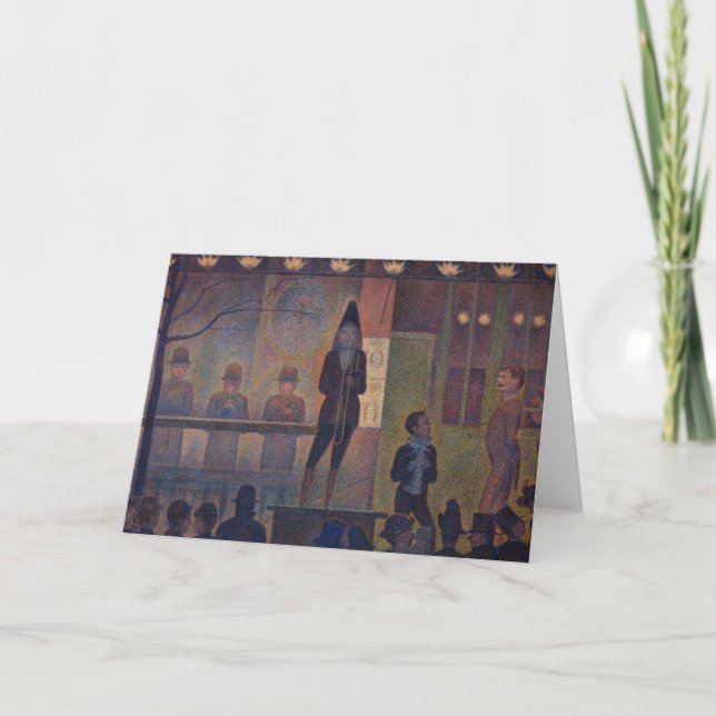 Georges Seurat - Circus Sideshow Card (Front)