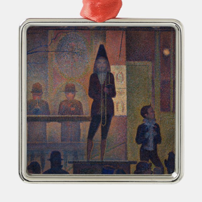 Georges Seurat - Circus Sideshow Metal Tree Decoration (Front)