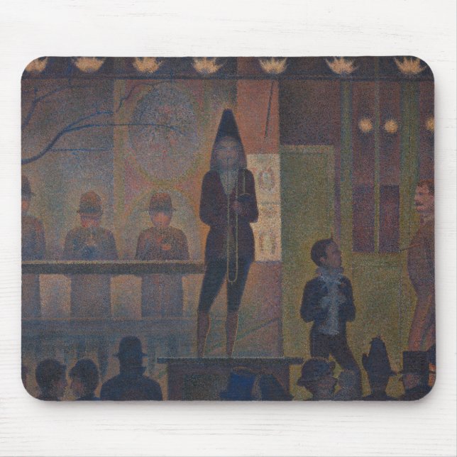 Georges Seurat - Circus Sideshow Mouse Pad (Front)