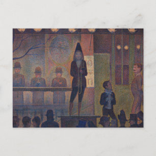 Georges Seurat - Circus Sideshow Postcard