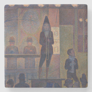 Georges Seurat - Circus Sideshow Stone Coaster