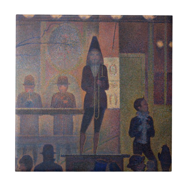 Georges Seurat - Circus Sideshow Tile (Front)