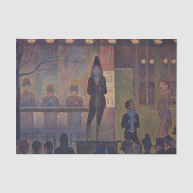 Georges Seurat - Circus Sideshow Tissue Paper (Front)
