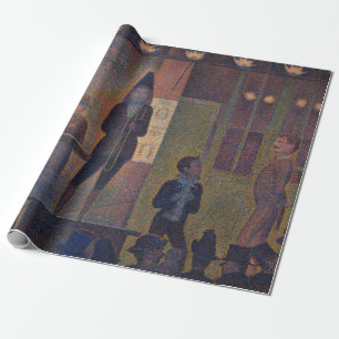 Georges Seurat - Circus Sideshow Wrapping Paper