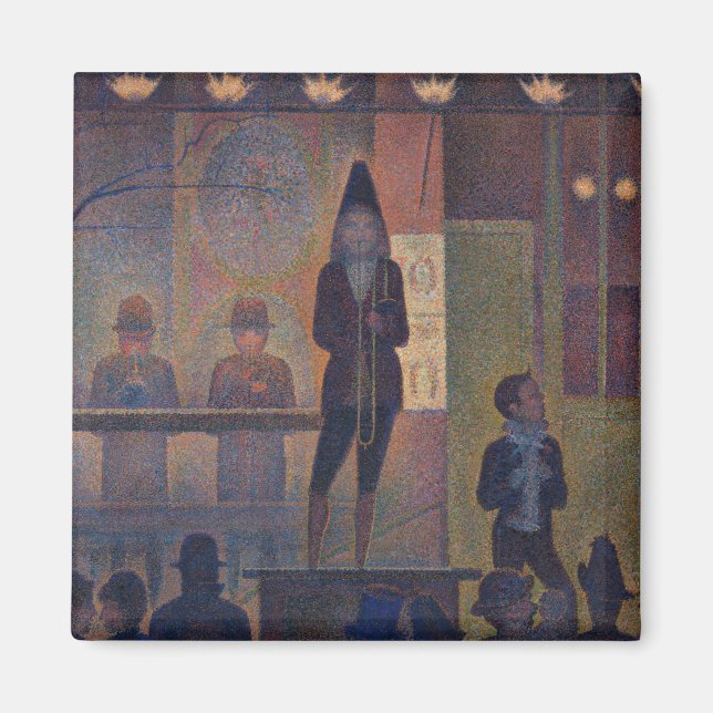Georges Seurat - Circus Slideshow Magnet (Front)