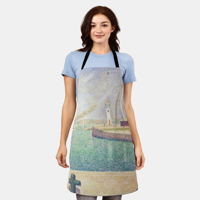 Georges Seurat - Entrance of the Port of Honfleur Apron (Worn)