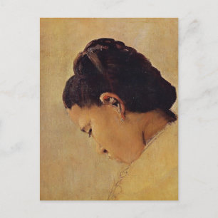 Georges Seurat- Head of a Girl Postcard