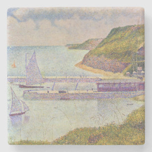 Georges Seurat - Port-en-Bessin at High Tide Stone Coaster