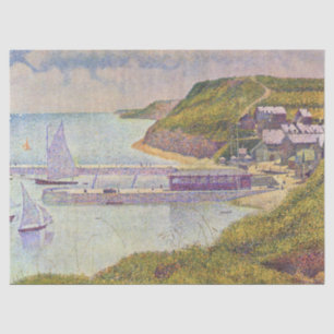 Georges Seurat - Port-en-Bessin at High Tide Tissue Paper