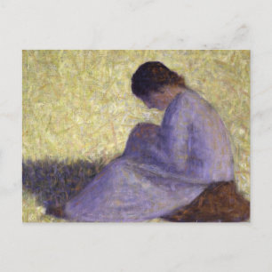 Georges Seurat - Seated Woman Postcard