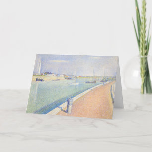 Georges Seurat - The Channel of Gravelines Card