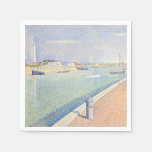 Georges Seurat - The Channel of Gravelines Napkin