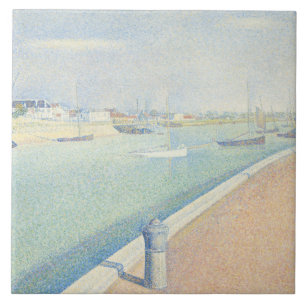 Georges Seurat - The Channel of Gravelines Tile