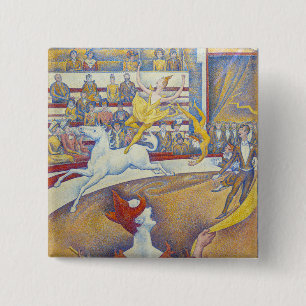 Georges Seurat - The Circus 15 Cm Square Badge