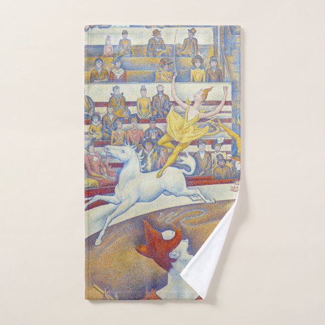 Georges Seurat - The Circus Bath Towel Set (Hand Towel)