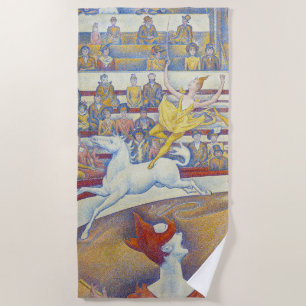 Georges Seurat - The Circus Beach Towel